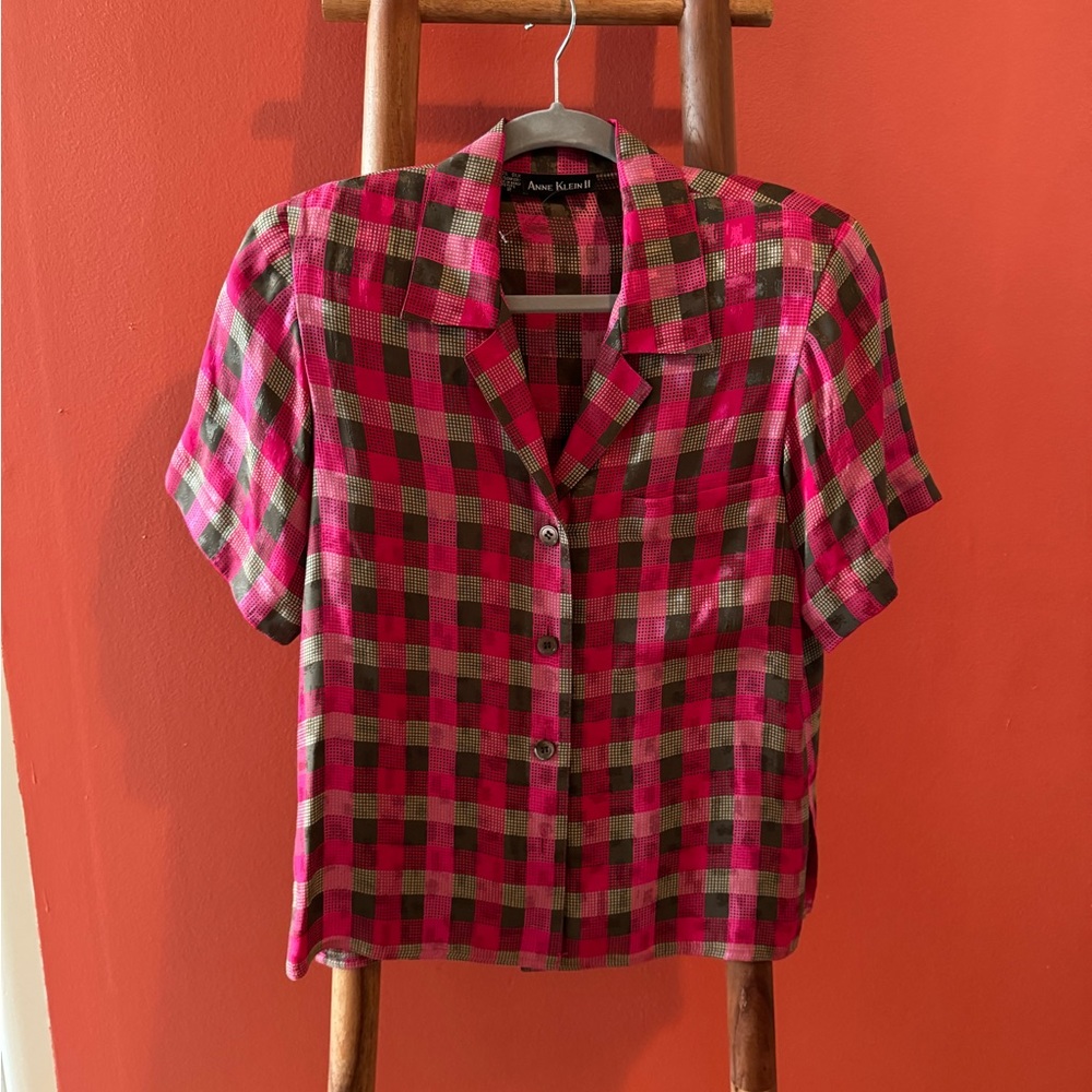 Anne Klein silk blouse